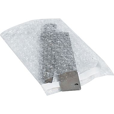10 x 15-1/2 Self Seal Bubble Pouch- Clear or Antistatic- 1-1/2" Lip with Tape 250/CS