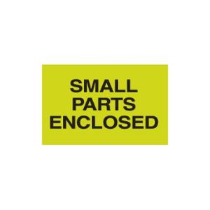 3 x 5 Small Parts Enclosed Label