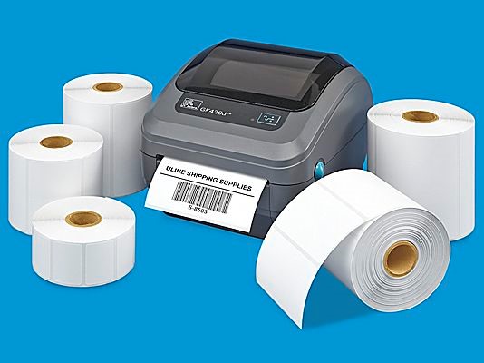 Direct Thermal Labels - 1" Core  (SMALL ROLLS )- Perfed